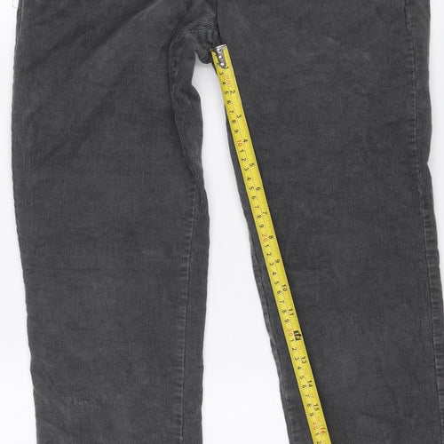 Part Two Womens Grey Corduroy Chino Trousers Size 8