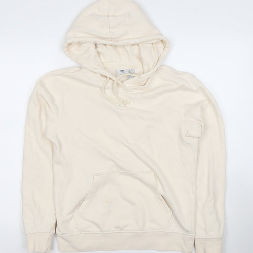 Adidas Women’s Beige Pullover Hoodie Size 4 Cotton Casual