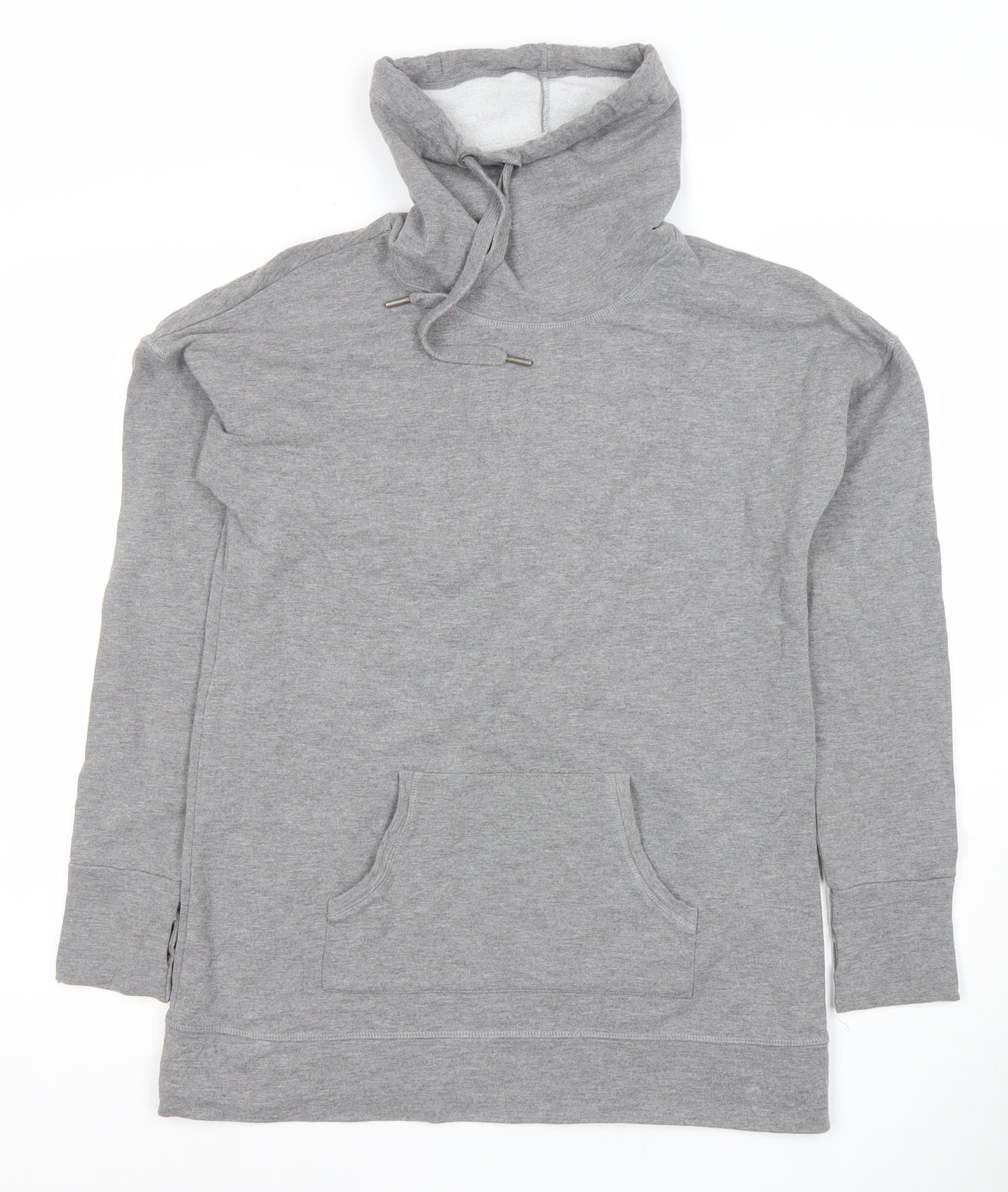 Marks and Spencer Women Grey Lounge Hooded Tunic Sweatshirt Size 12