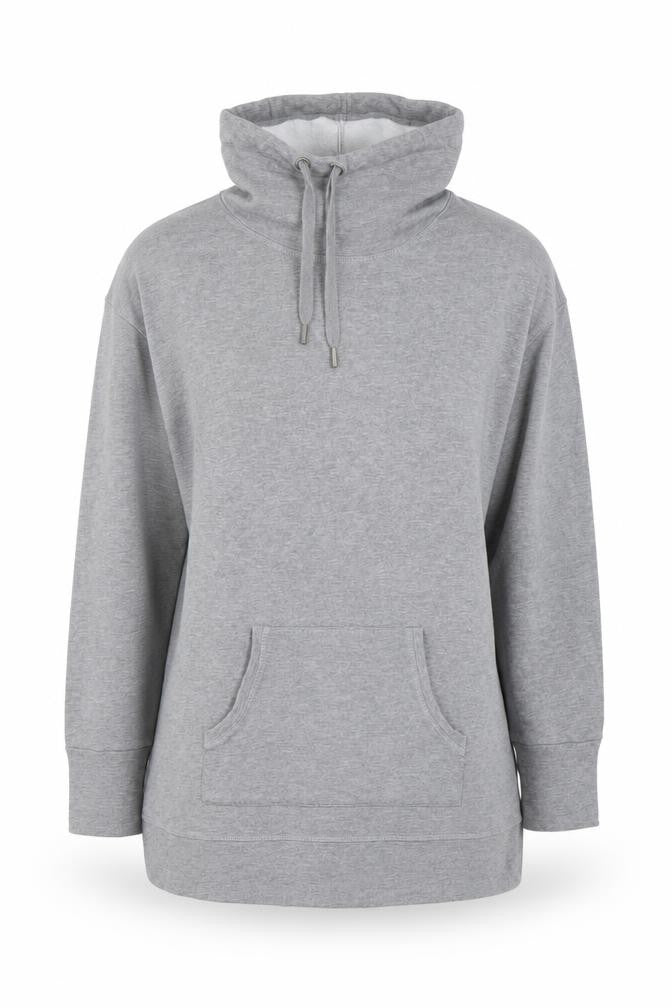 Marks and Spencer Women Grey Lounge Hooded Tunic Sweatshirt Size 12