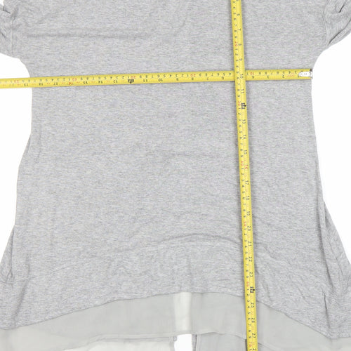 Firetrap Women’s Grey Long Sleeve Tunic Blouse UK 8