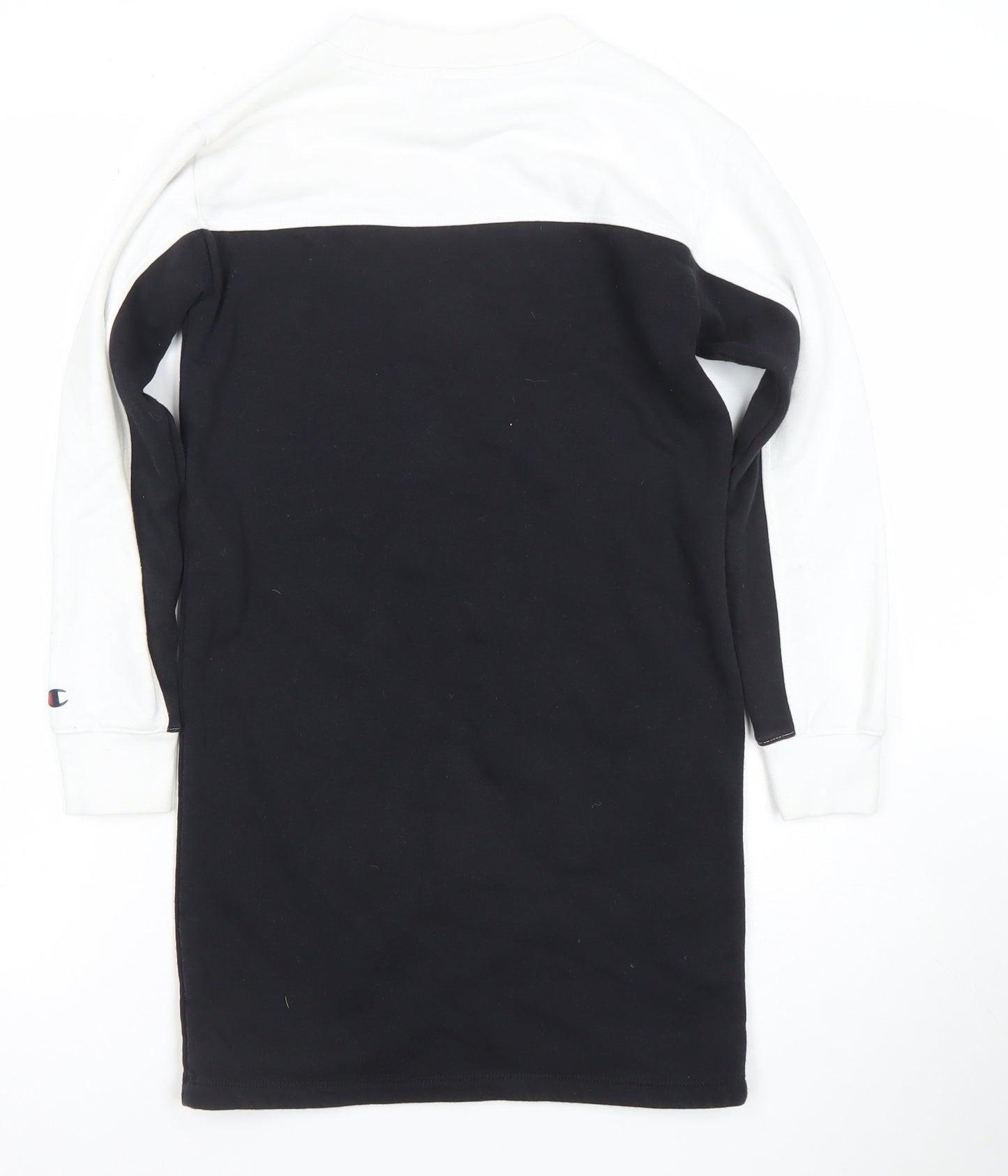 Champion Girls Black & White Logo T-Shirt Dress 9-10 Years