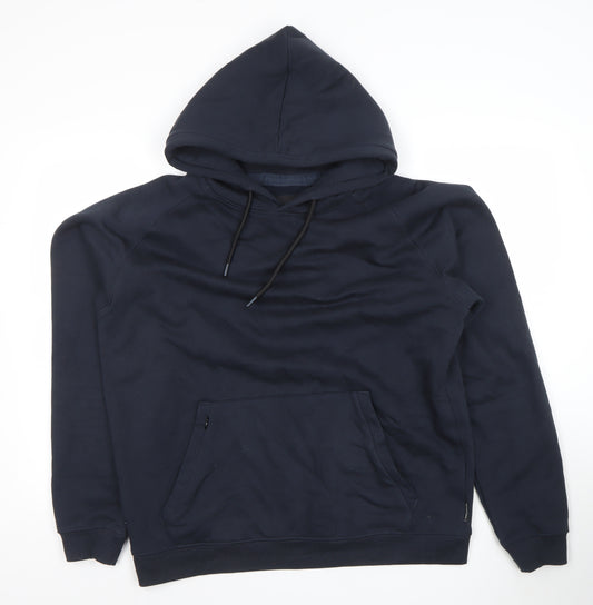 Nimbus Men's Blue XL Pullover Hoodie Organic Cotton Fleece