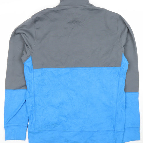 Nike Men's Blue Therm-Fit Full Zip Fleece Jacket Size M