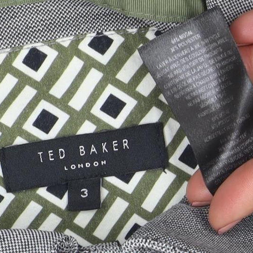 Ted Baker Men’s Grey Cotton Stretch Polo Shirt Size M
