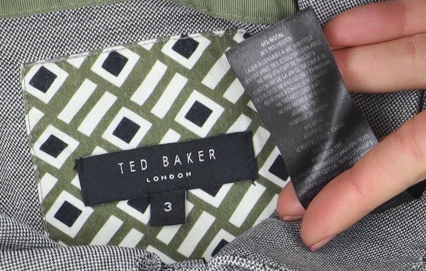 Ted Baker Men’s Grey Cotton Stretch Polo Shirt Size M