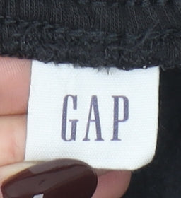 GAP Women's Black XS Jogger Sweatpants Elastic Waist Fleece