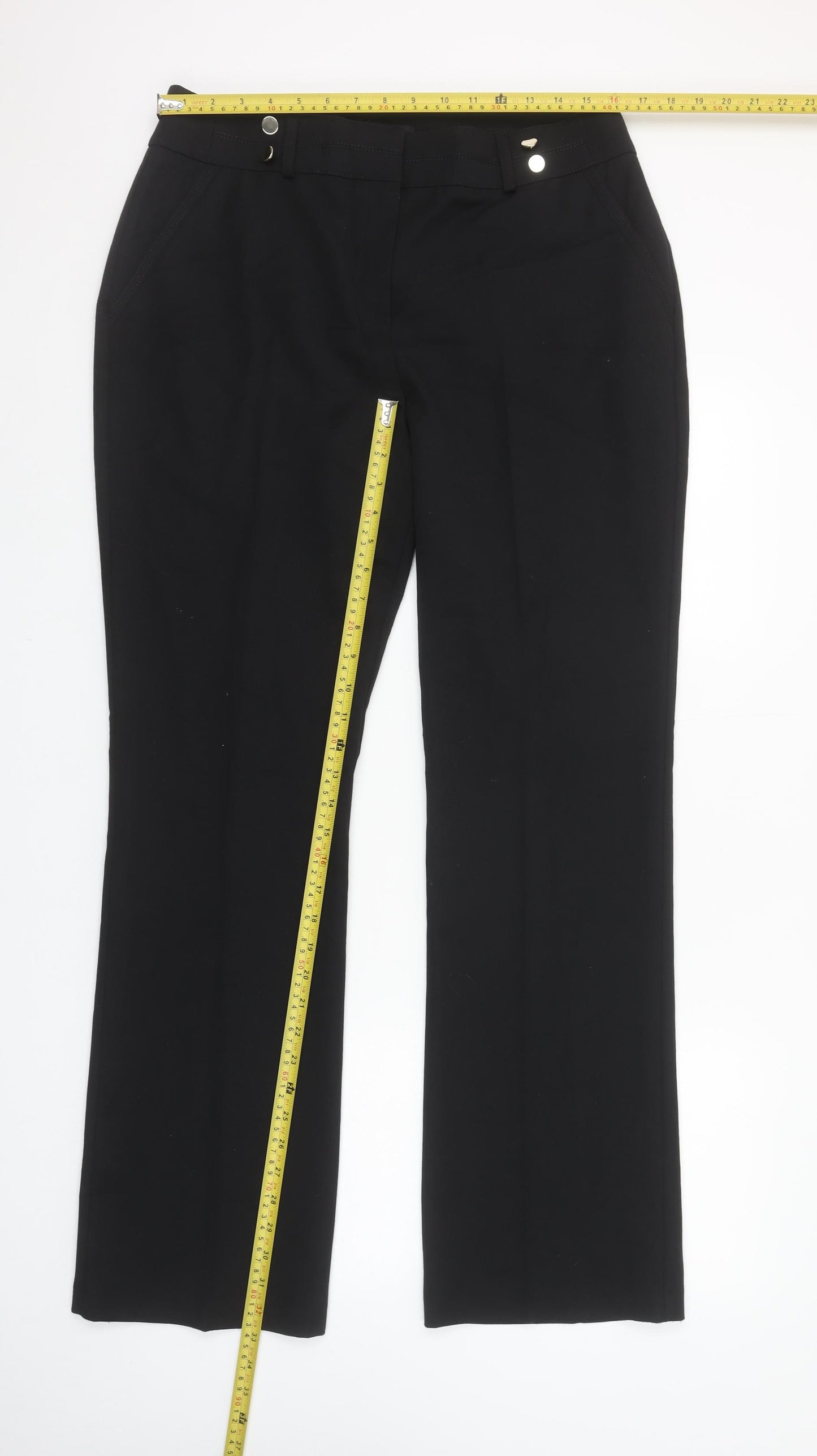 Wallis Women’s Black Size 14 Straight Leg Dress Pants