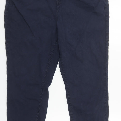 Gerard Womens Blue Size 20 Stretch Cotton Jegging Trousers