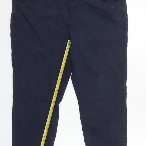 Gerard Womens Blue Size 20 Stretch Cotton Jegging Trousers