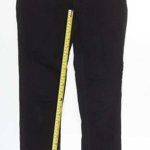 River Island Womens Black Skinny Stretch Jeans Size 10