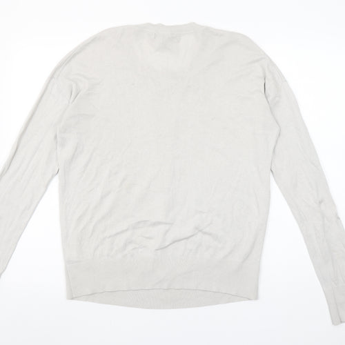 Banana Republic Women’s Beige Silk Cashmere Crew Neck Jumper L