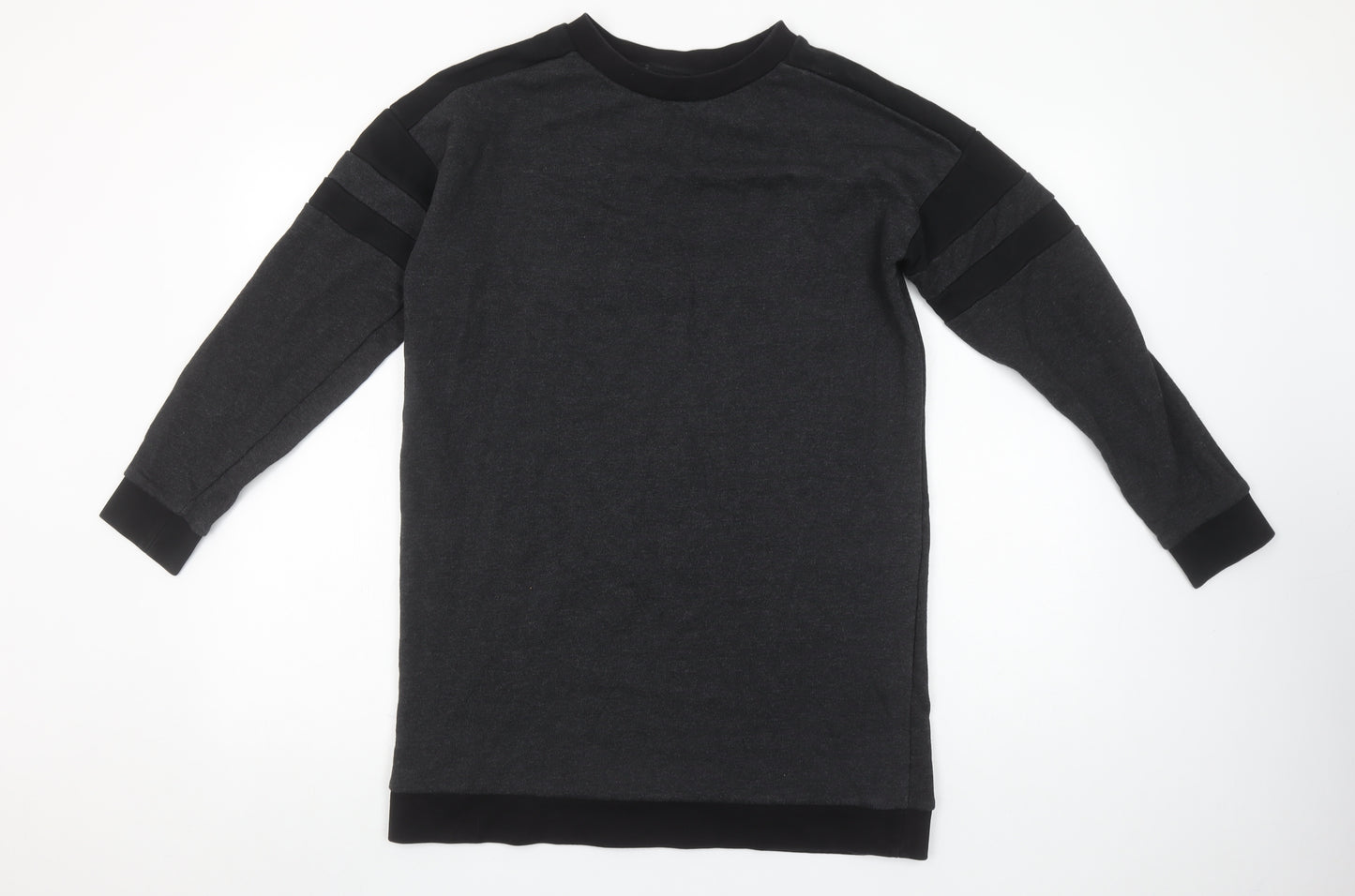 New Look Womens Black Long Sleeve Pullover Sweatshirt UK 10