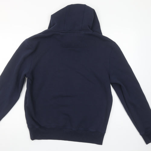 Crew Clothing Company Men's Blue Pullover Hoodie L Regular Fit