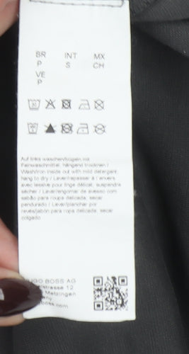 Hugo Boss Men’s Grey Logo Pullover Sweatshirt Size S