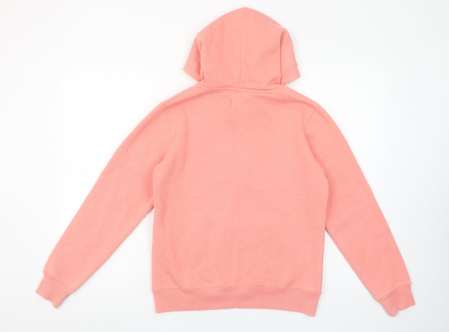 Saltrock Women Coral Pink Pullover Hoodie Size 8 Cotton Blend