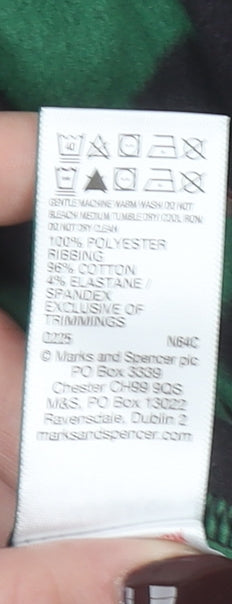 Marks and Spencer Boys Green Minecraft Creeper Long Sleeve Pyjama Top 11-12 Years