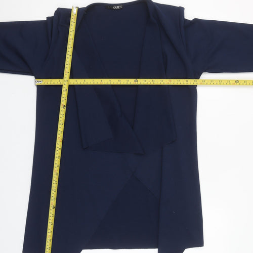 Quiz Women’s Blue 3/4 Sleeve Wrap Blouse Size 12