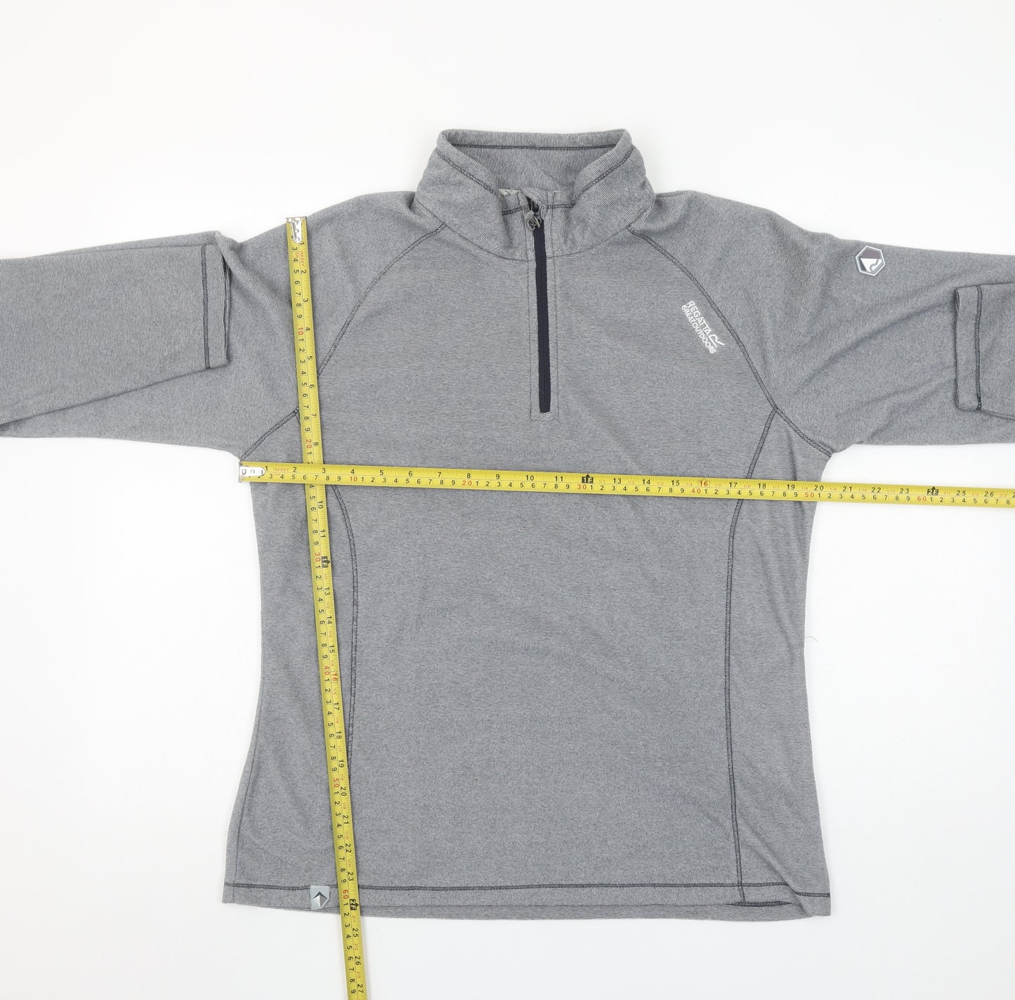 Regatta Great Outdoors Womens Grey 1/2 Zip Pullover Sweatshirt UK 14