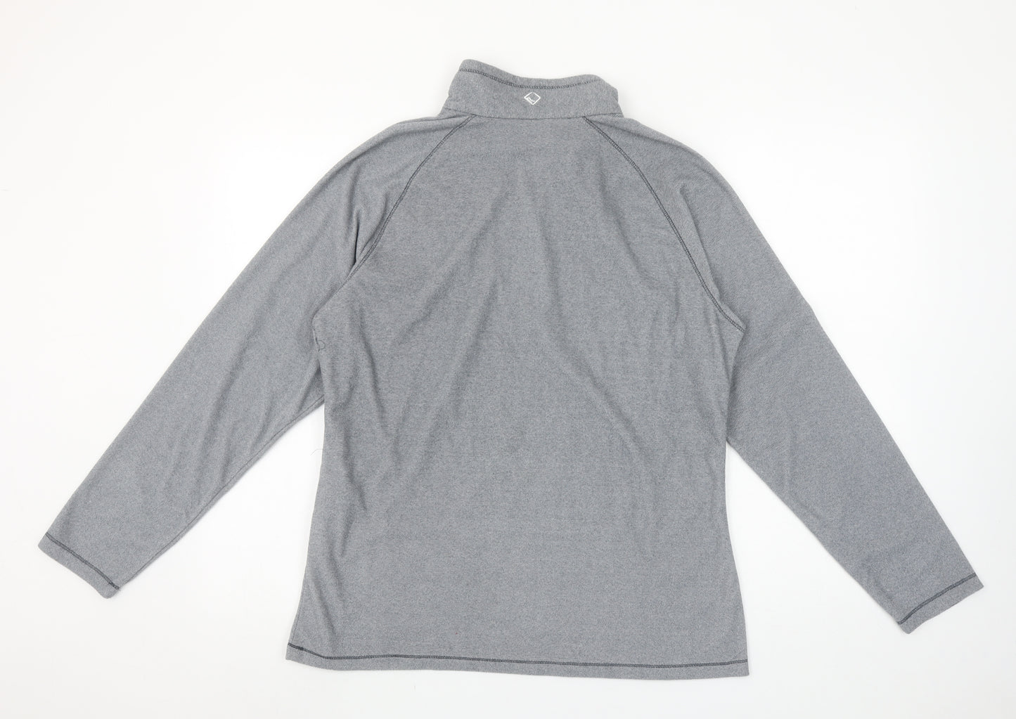 Regatta Great Outdoors Womens Grey 1/2 Zip Pullover Sweatshirt UK 14