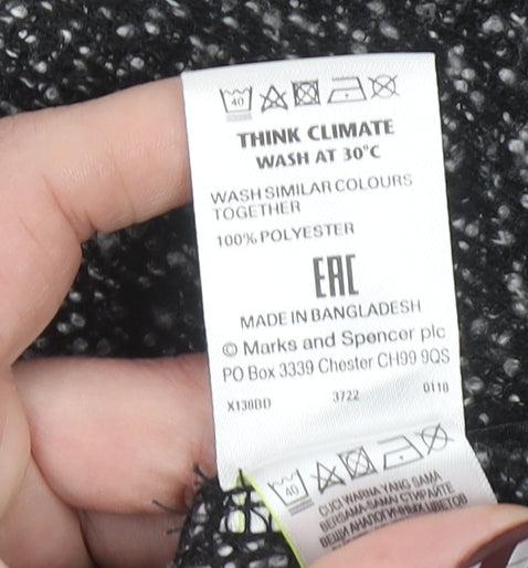 Marks and Spencer Women’s Grey Collared Knit Cardigan Size 12