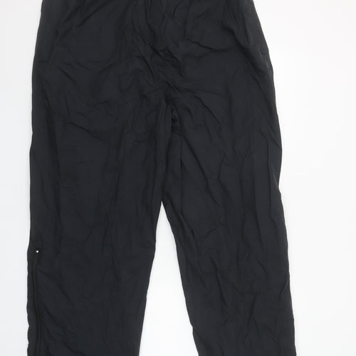 SCANDA Men's Black 2XL Waterproof Rain Trousers with Ankle Zip