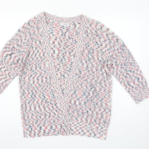 Fórmula Joven Women's Multicoloured Knit V-Neck Cardigan Size 12