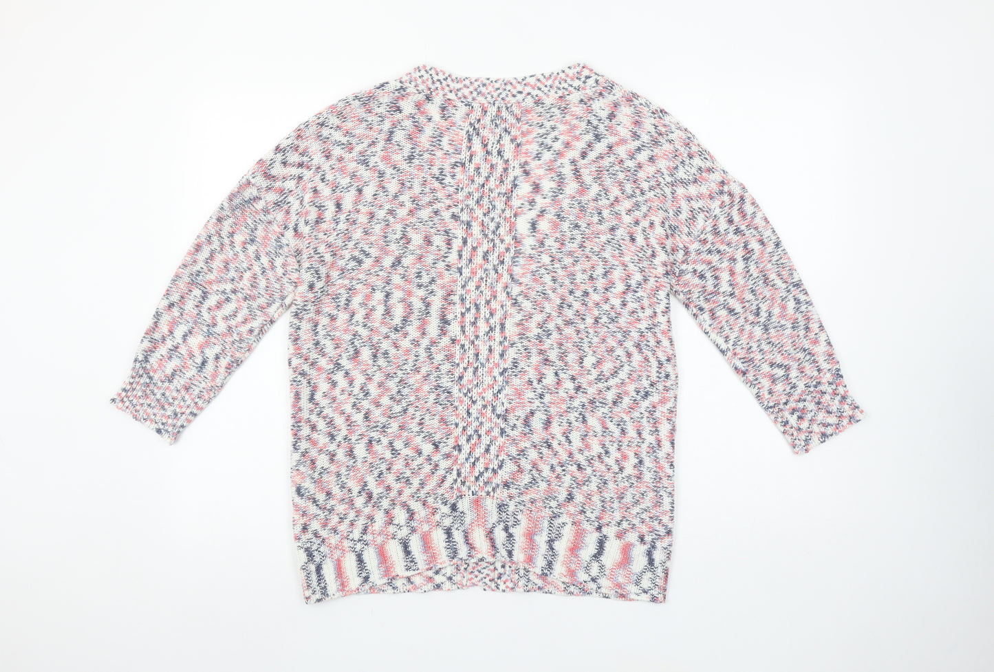 Fórmula Joven Women's Multicoloured Knit V-Neck Cardigan Size 12