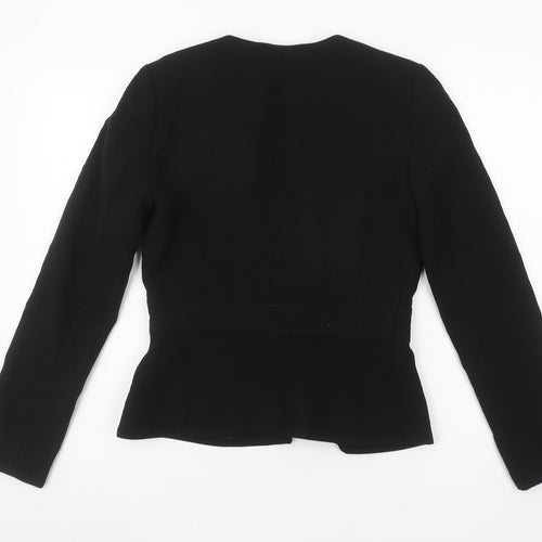 Hobbs Women Black Size 8 Tailored Lined Blazer Jacket