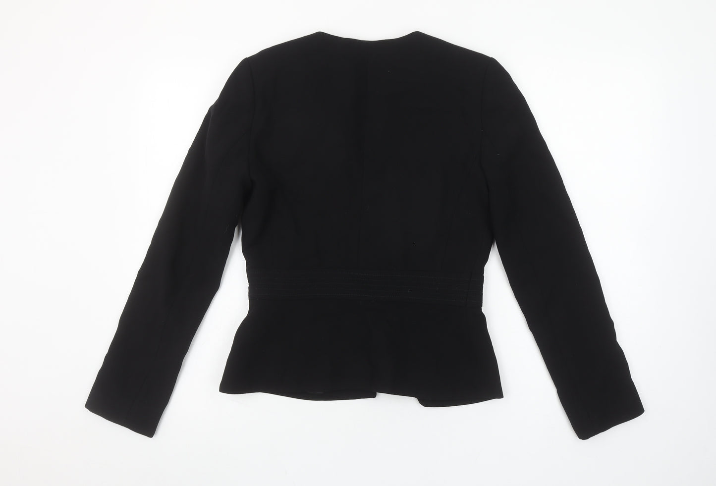 Hobbs Women Black Size 8 Tailored Lined Blazer Jacket