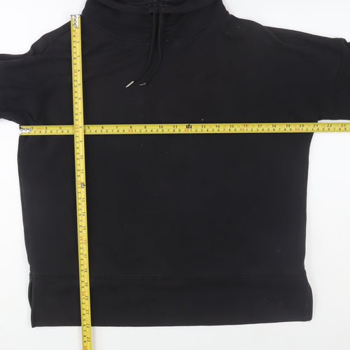 New Look Women’s Black Small High Neck Pullover Sweatshirt