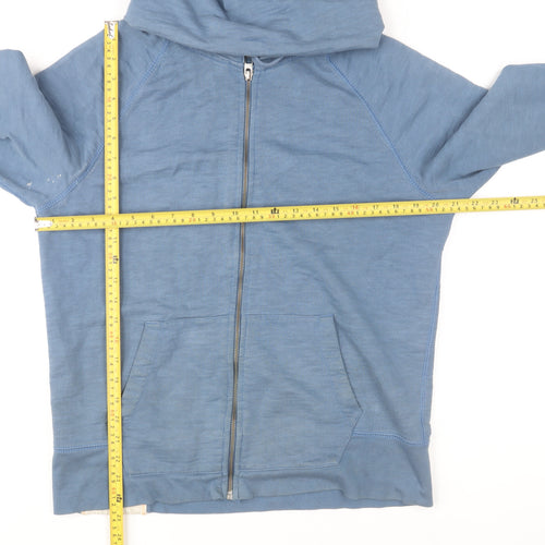 GAP Men's Blue Full Zip Cotton Hoodie Jacket Size M