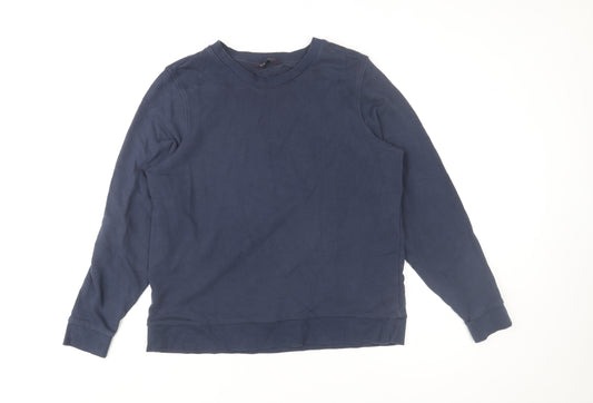 Marks and Spencer Women’s Navy Cotton Sweatshirt Size 16