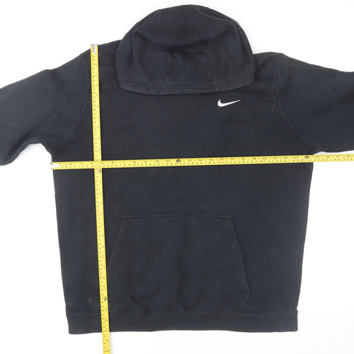 Nike Men’s Black Pullover Hoodie XL Fleece Cotton Blend
