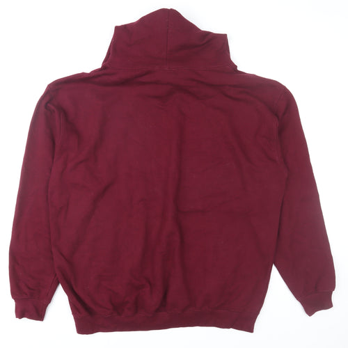 OUR Apparel Women's Burgundy 'Love is Love' Pullover Hoodie XL