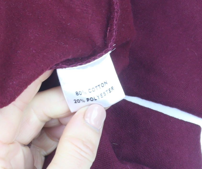 OUR Apparel Women's Burgundy 'Love is Love' Pullover Hoodie XL