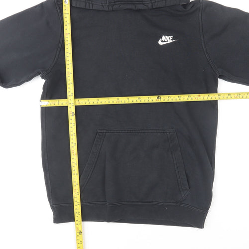 Nike Men's Black Pullover Hoodie XS Regular Fit Fleece Sportswear