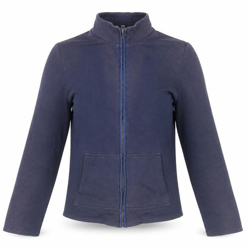 Laura Ashley Women’s Blue Cotton Petite Full Zip Jacket Size S