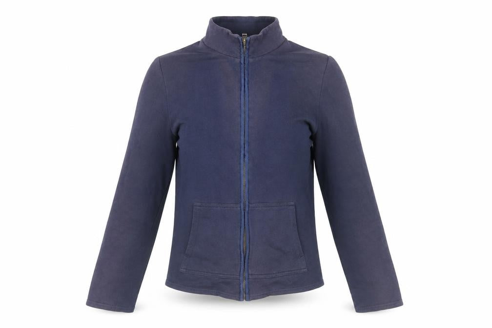 Laura Ashley Women’s Blue Cotton Petite Full Zip Jacket Size S