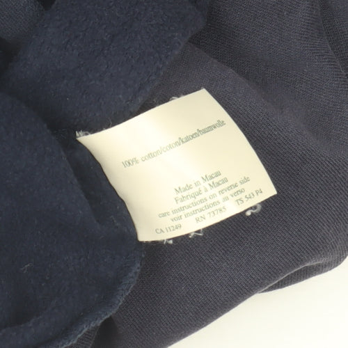 Laura Ashley Women’s Blue Cotton Petite Full Zip Jacket Size S