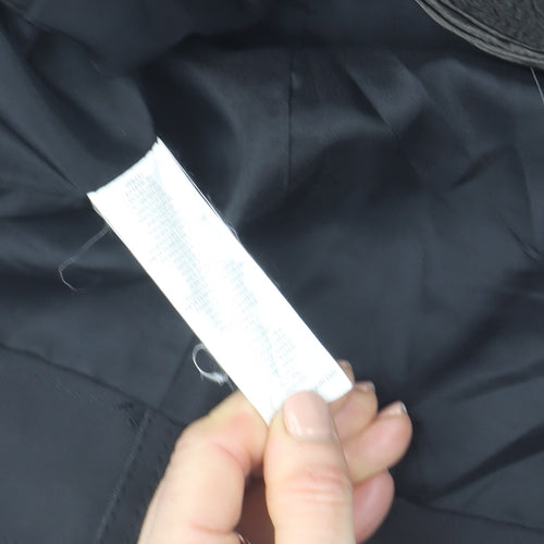 Original Penguin Men’s Black L Pea Coat Cotton Blend Winter Jacket