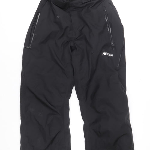 Nevica Womens Black Size 14 Waterproof Insulated Snow Pants