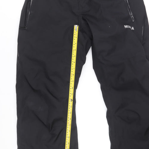 Nevica Womens Black Size 14 Waterproof Insulated Snow Pants