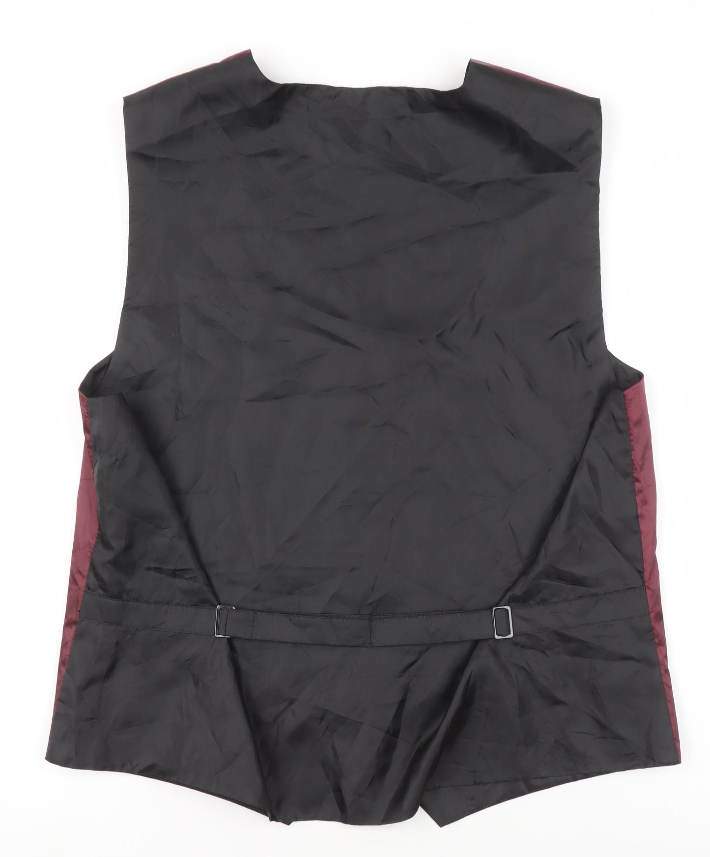 Nicole Miller New York Women Burgundy Suit Waistcoat M Classic Fit