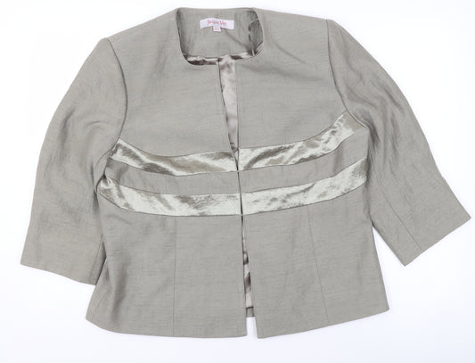Jacques Vert Women’s Grey Size 18 Tailored Suit Jacket