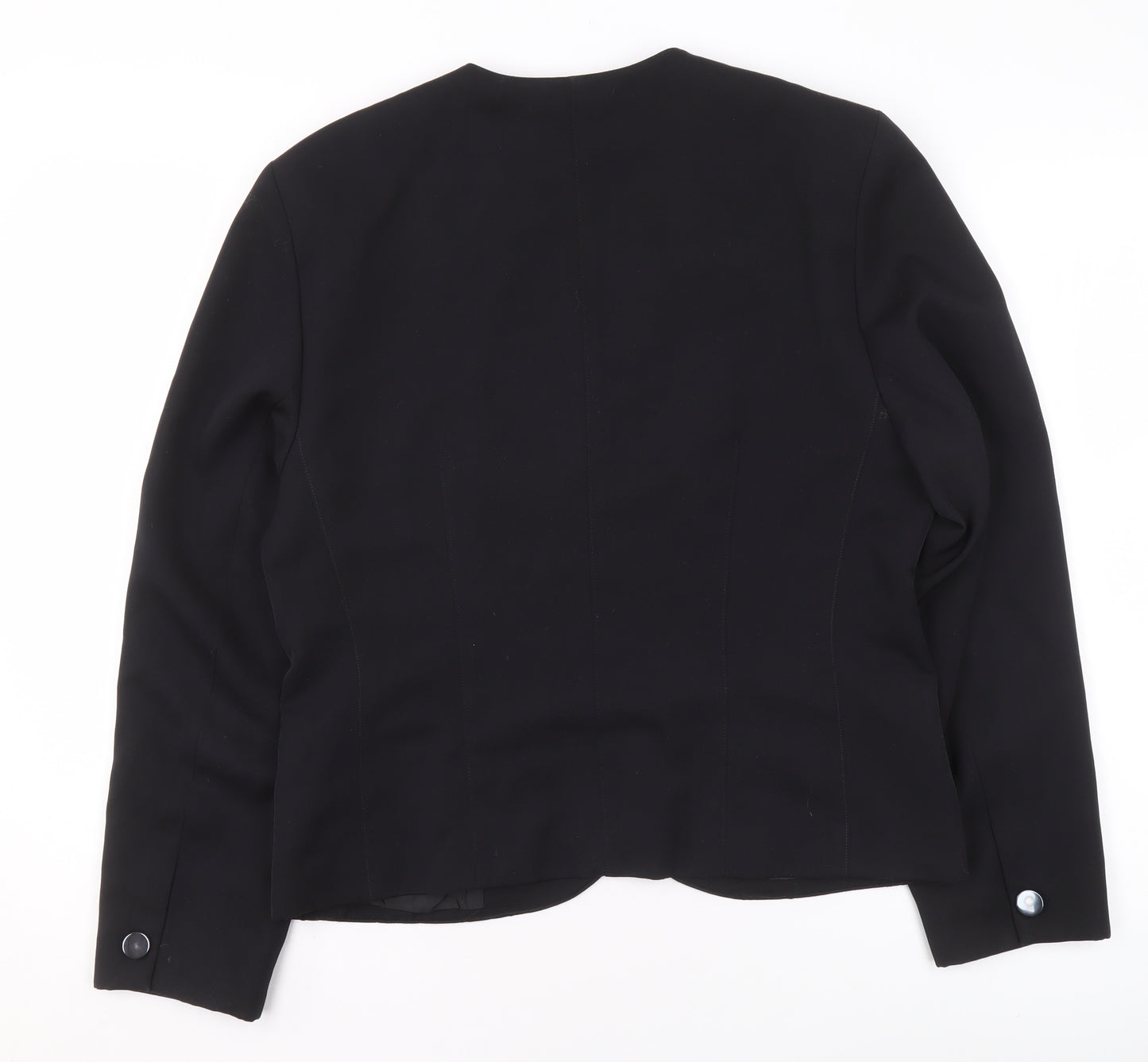 Betty Barclay Womens Black Size 12 Tailored Blazer Jacket