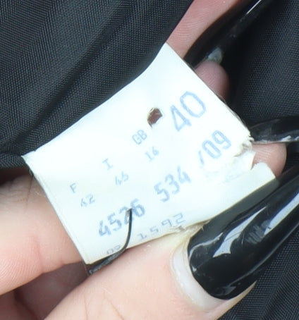 Betty Barclay Womens Black Size 12 Tailored Blazer Jacket