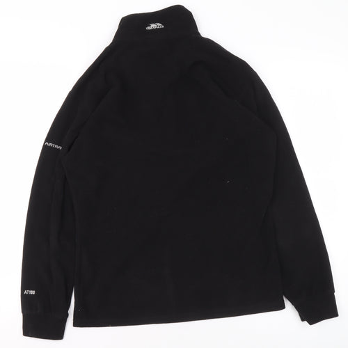 Trespass Womens Black Fleece 1/2 Zip Pullover Sweatshirt M