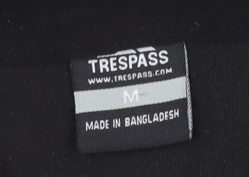 Trespass Womens Black Fleece 1/2 Zip Pullover Sweatshirt M