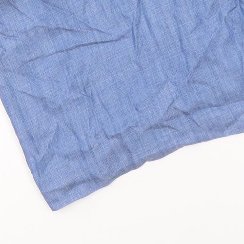 Monki Women Blue Lyocell Relaxed Open Coatigan Size S